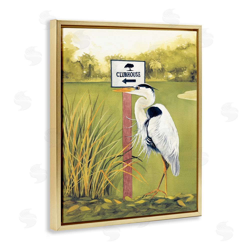 Christine Reichow Heron & Clubhouse Sign
