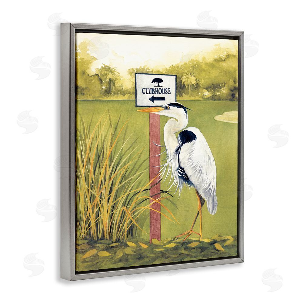 Christine Reichow Heron & Clubhouse Sign