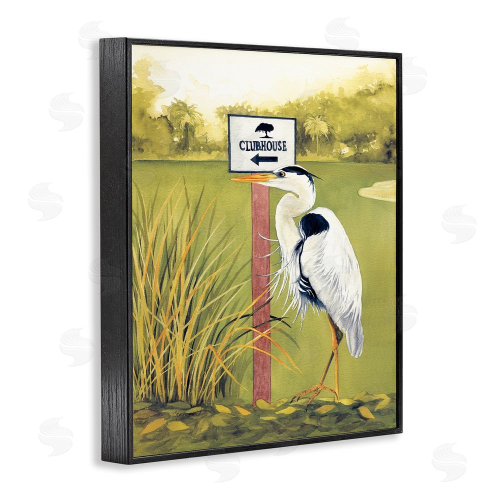 Christine Reichow Heron & Clubhouse Sign
