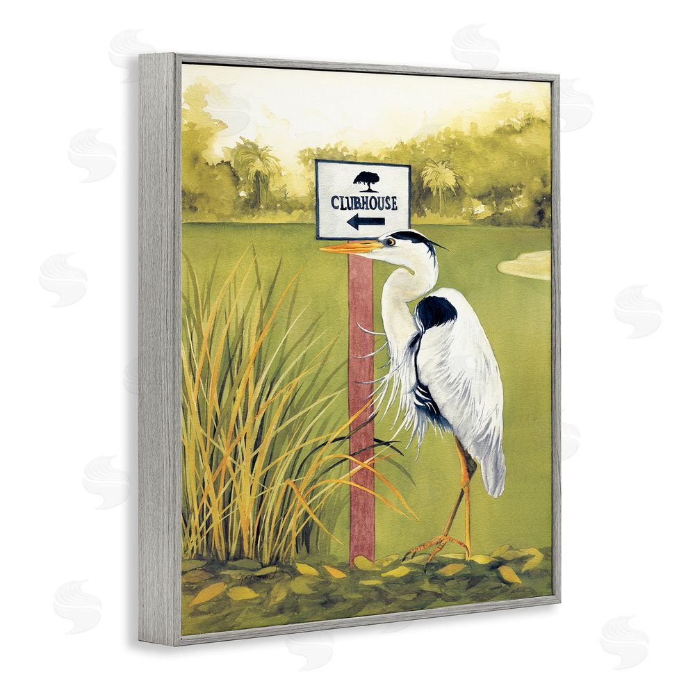 Christine Reichow Heron & Clubhouse Sign