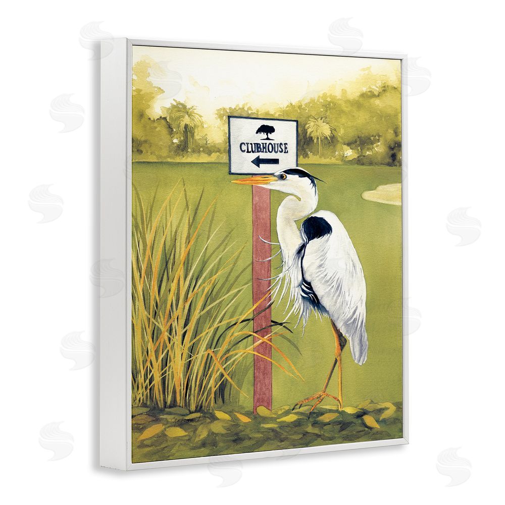 Christine Reichow Heron & Clubhouse Sign