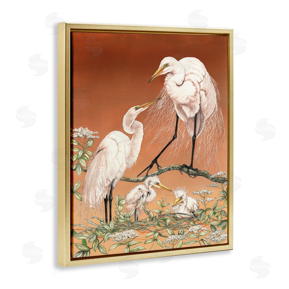 Christine Reichow Traditional Heron Family