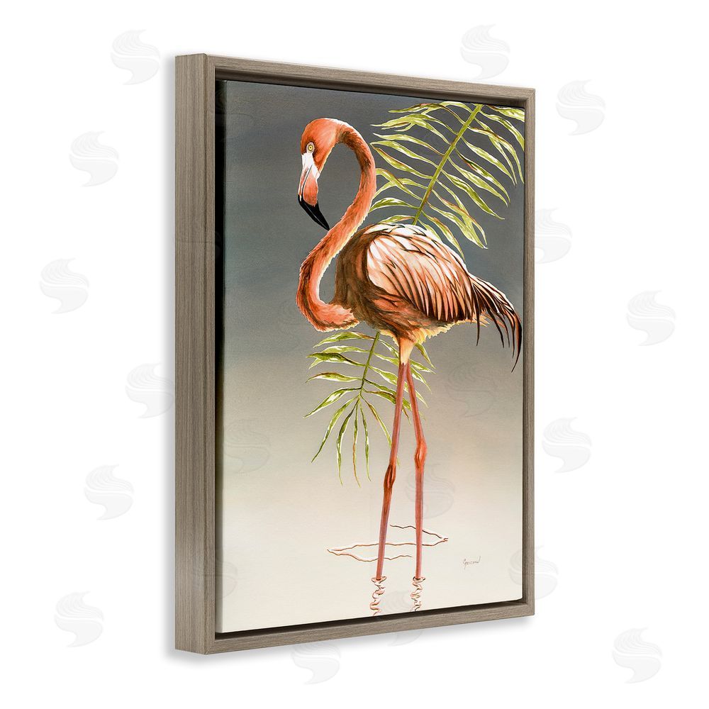 Christine Reichow Flamingo with Water Ripple