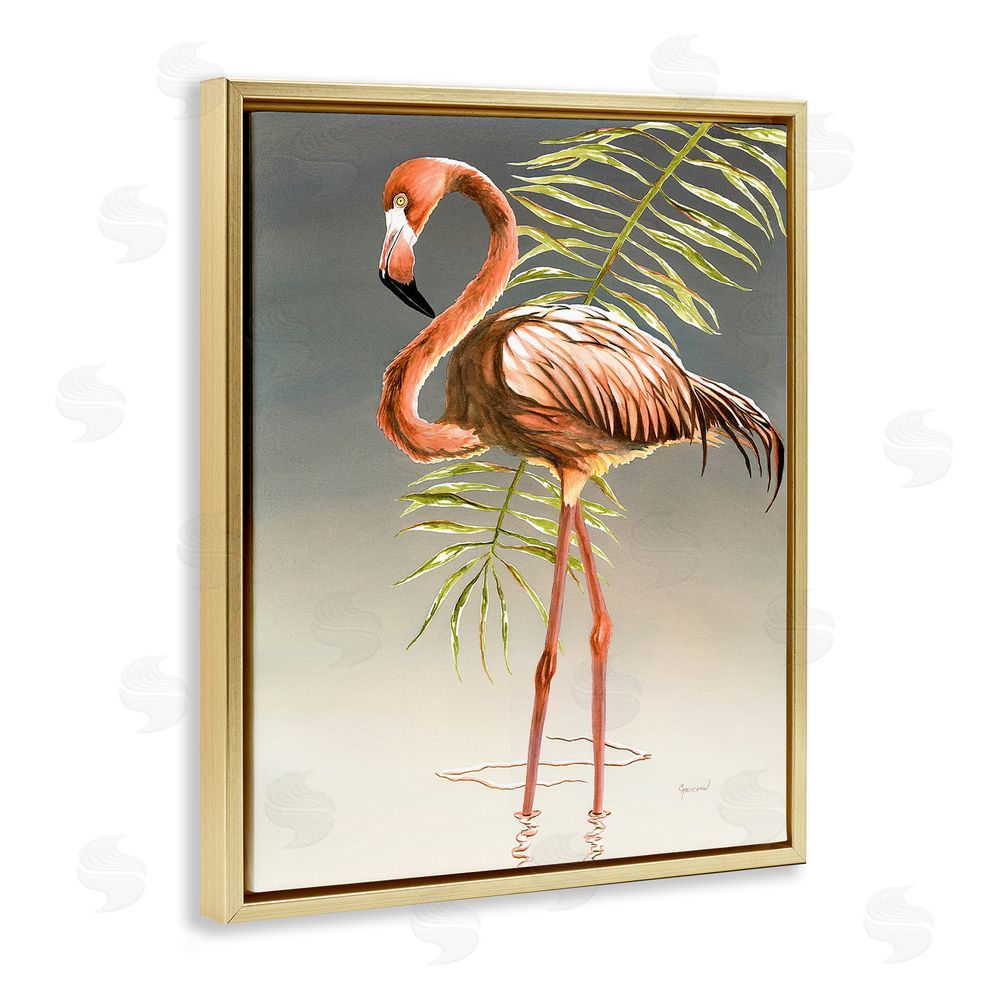 Christine Reichow Flamingo with Water Ripple