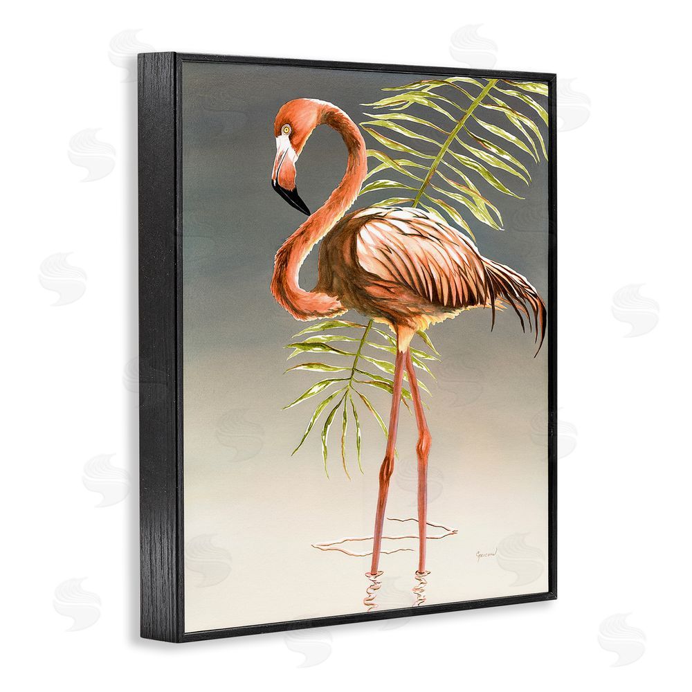 Christine Reichow Flamingo with Water Ripple