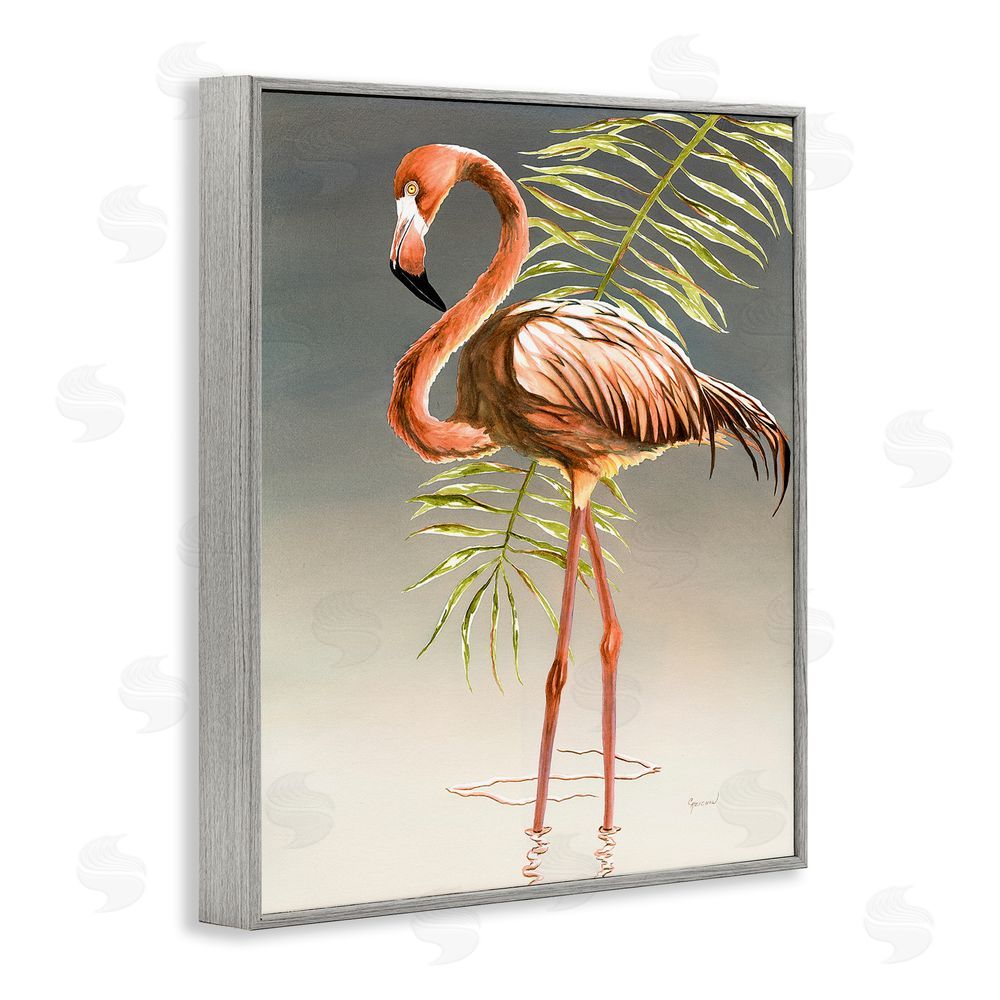 Christine Reichow Flamingo with Water Ripple