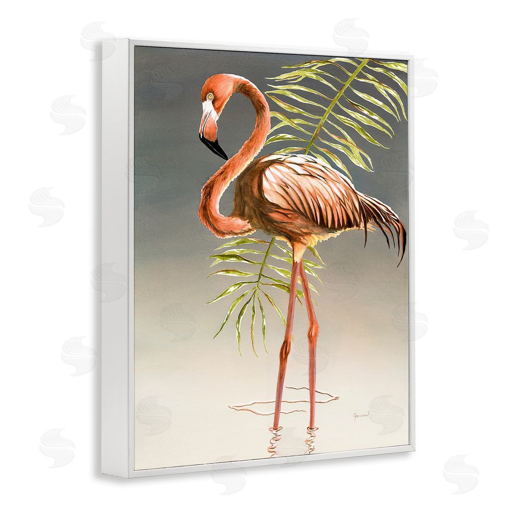 Christine Reichow Flamingo with Water Ripple