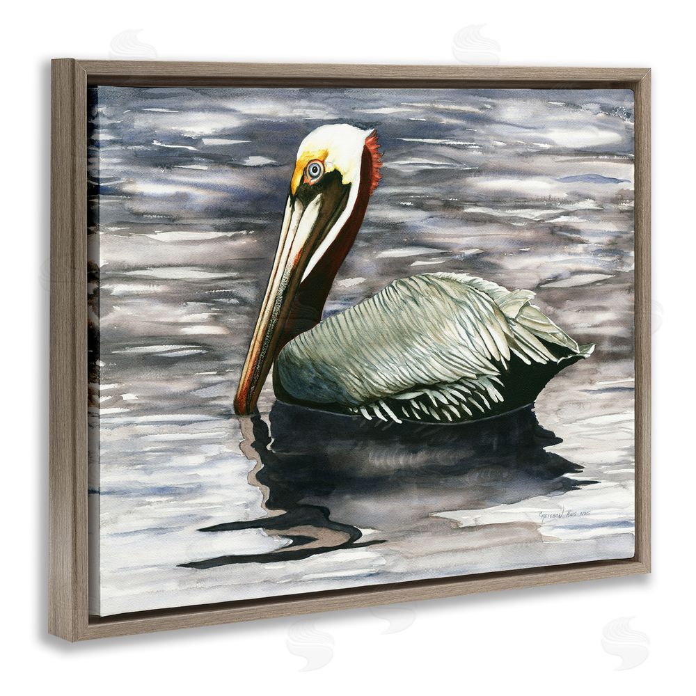 Christine Reichow Swimming Nautical Pelican