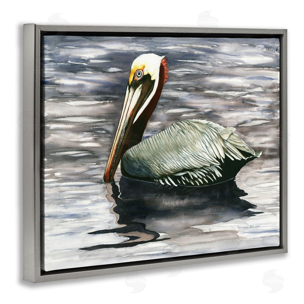 Christine Reichow Swimming Nautical Pelican