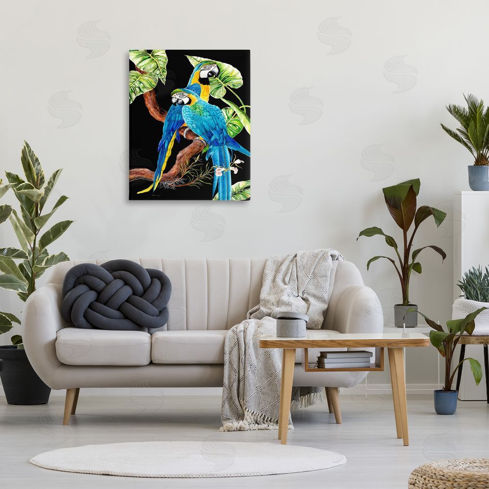 Christine Reichow Parrots Perched on Branch