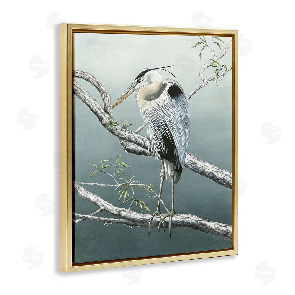 Christine Reichow Traditional Heron on Branch