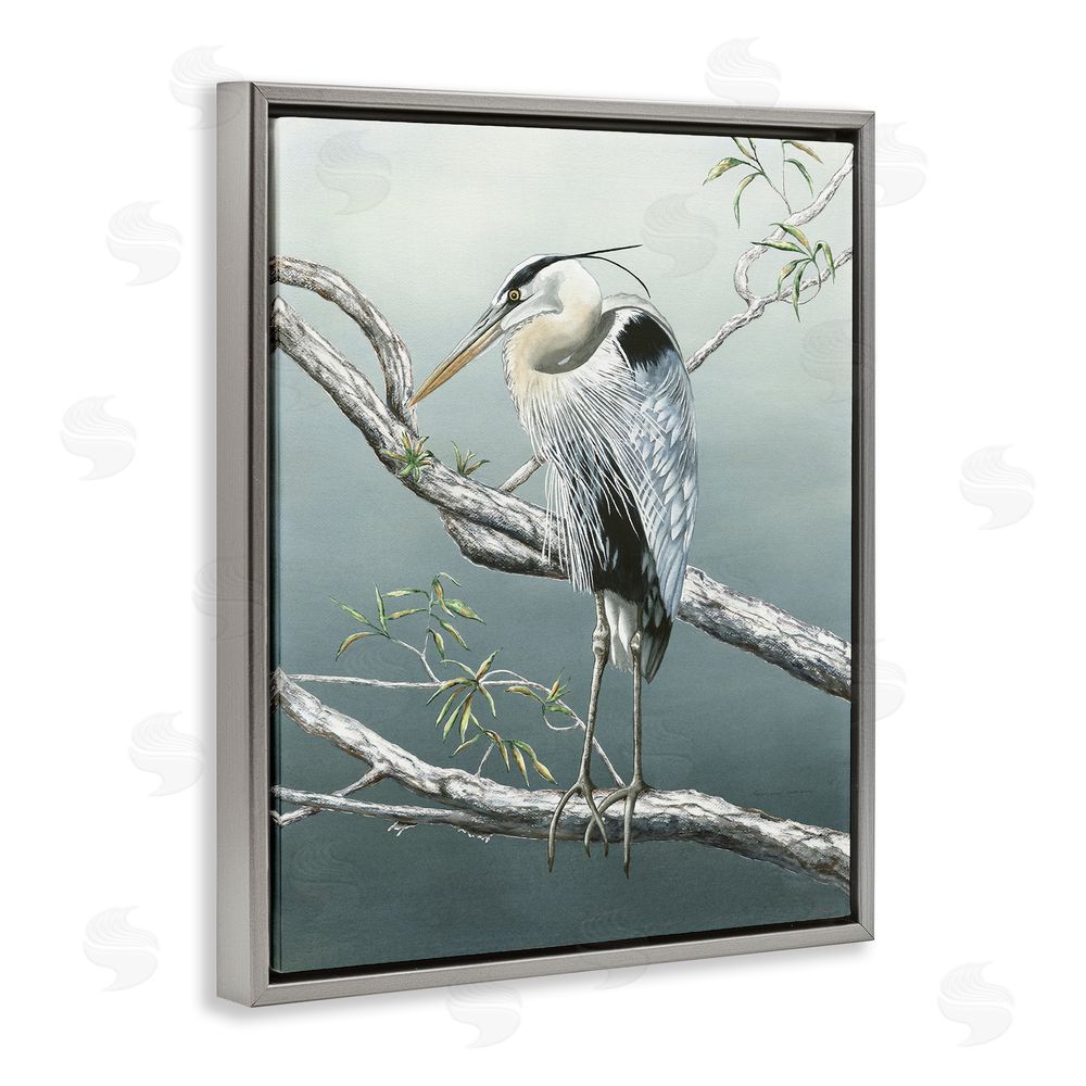 Christine Reichow Traditional Heron on Branch