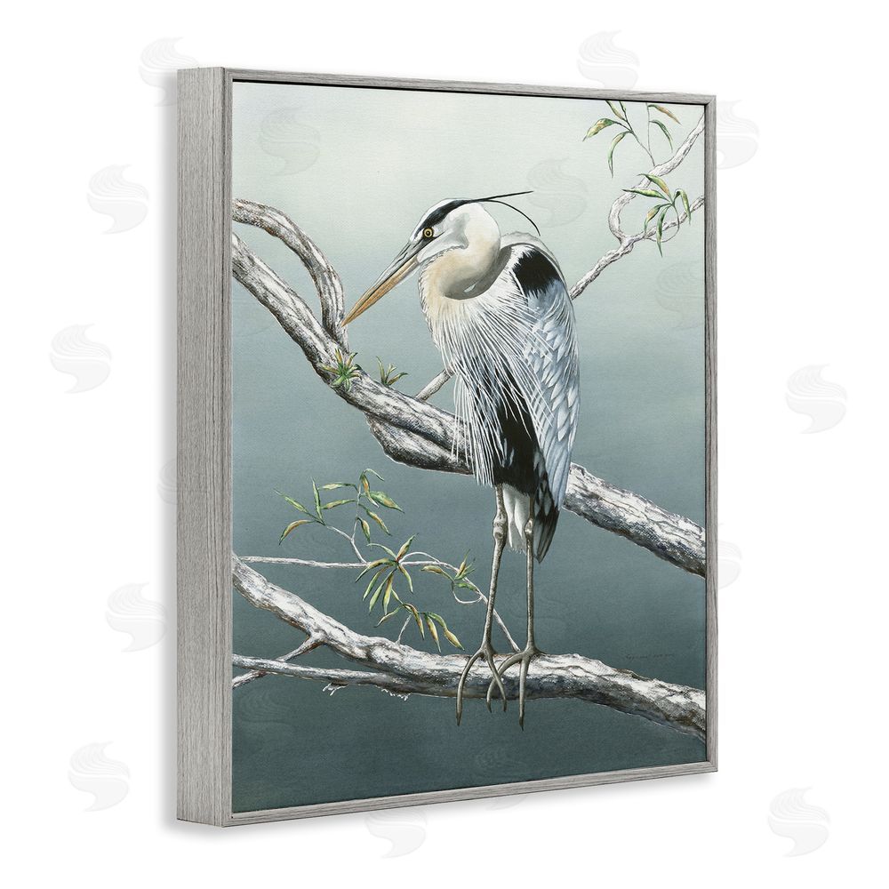 Christine Reichow Traditional Heron on Branch