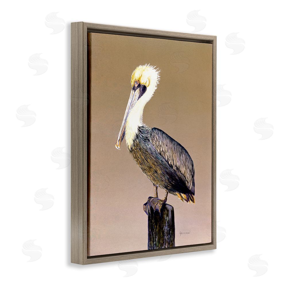 Christine Reichow Pelican on Perch