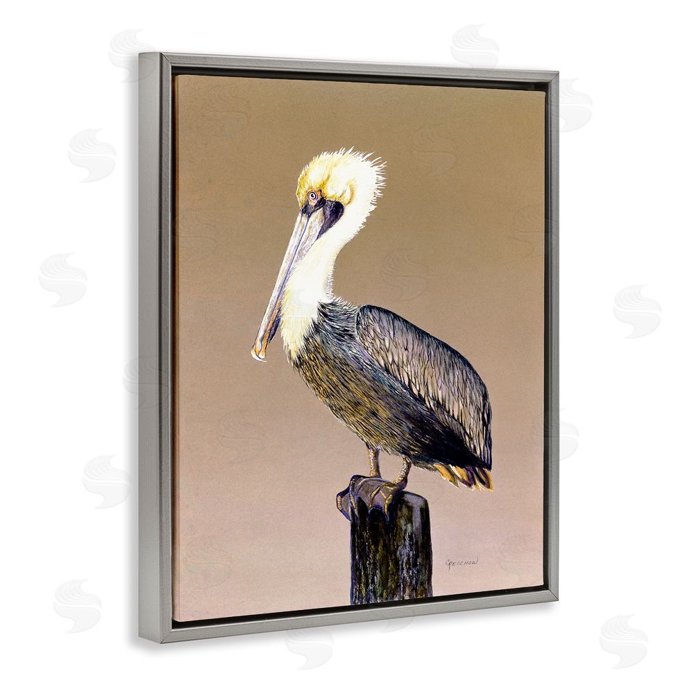 Christine Reichow Pelican on Perch