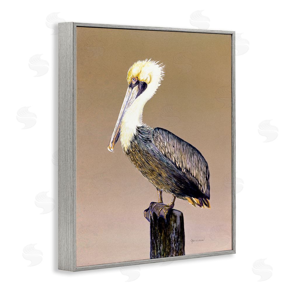 Christine Reichow Pelican on Perch