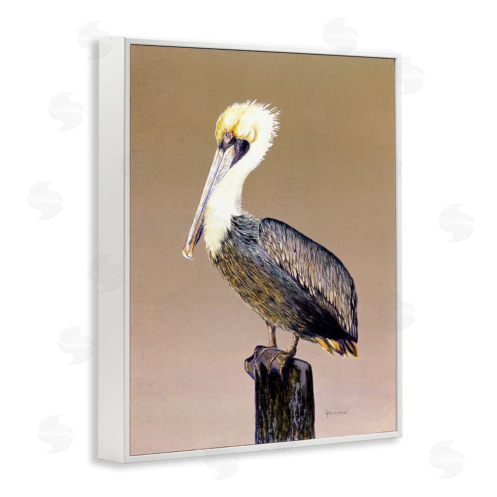 Christine Reichow Pelican on Perch