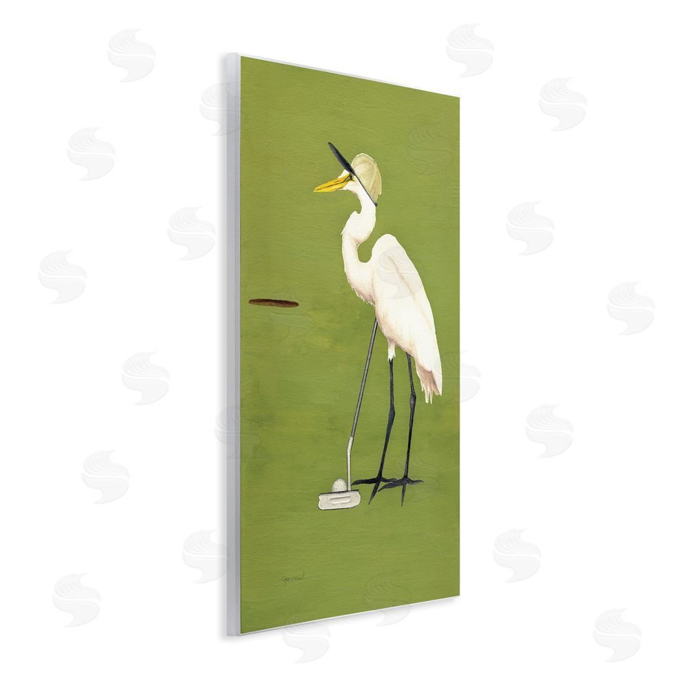 Christine Reichow Golfing Heron Bird