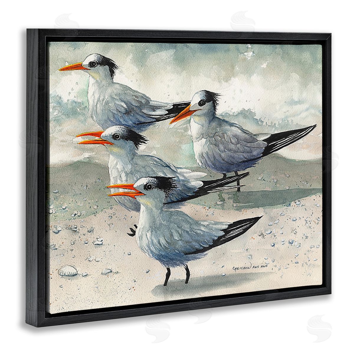 Christine Reichow Chirping Beach Birds