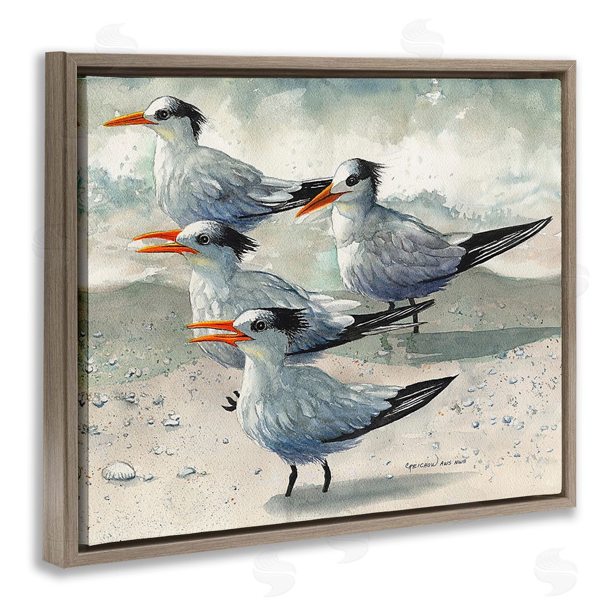 Christine Reichow Chirping Beach Birds