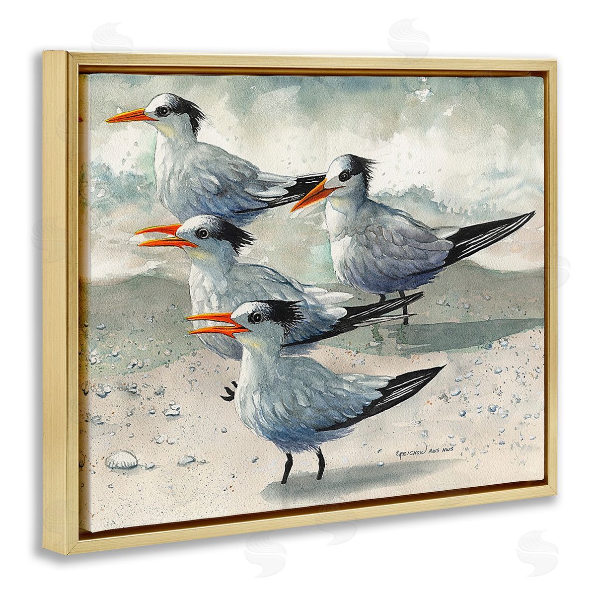 Christine Reichow Chirping Beach Birds