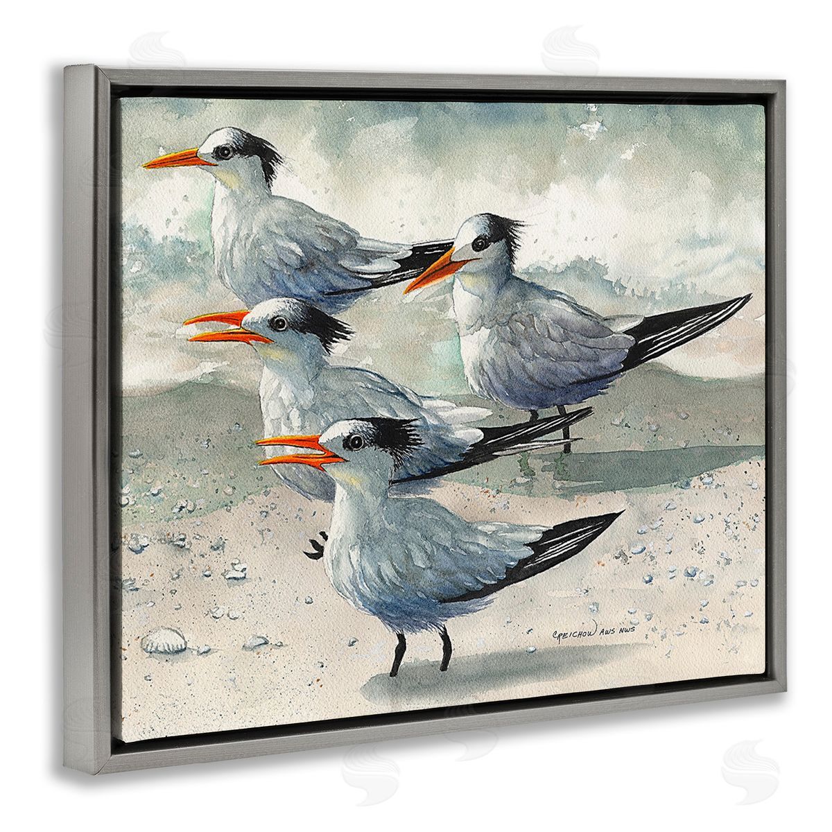 Christine Reichow Chirping Beach Birds