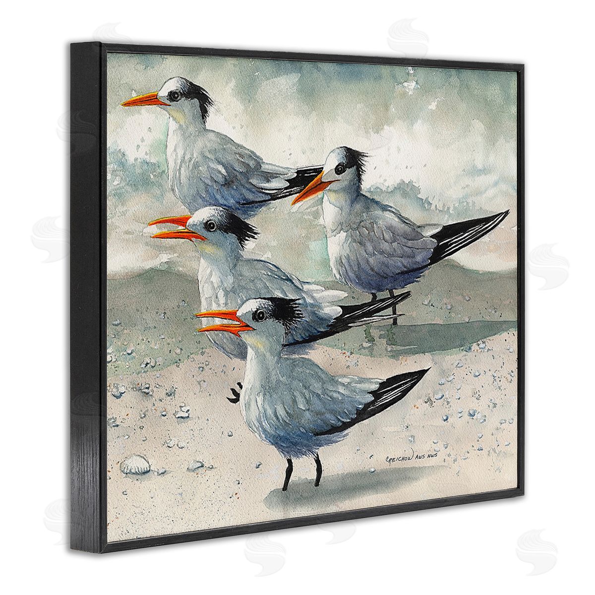 Christine Reichow Chirping Beach Birds