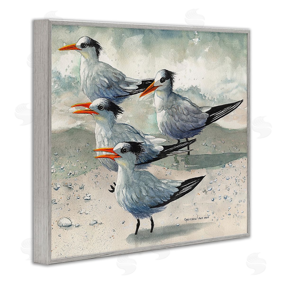 Christine Reichow Chirping Beach Birds