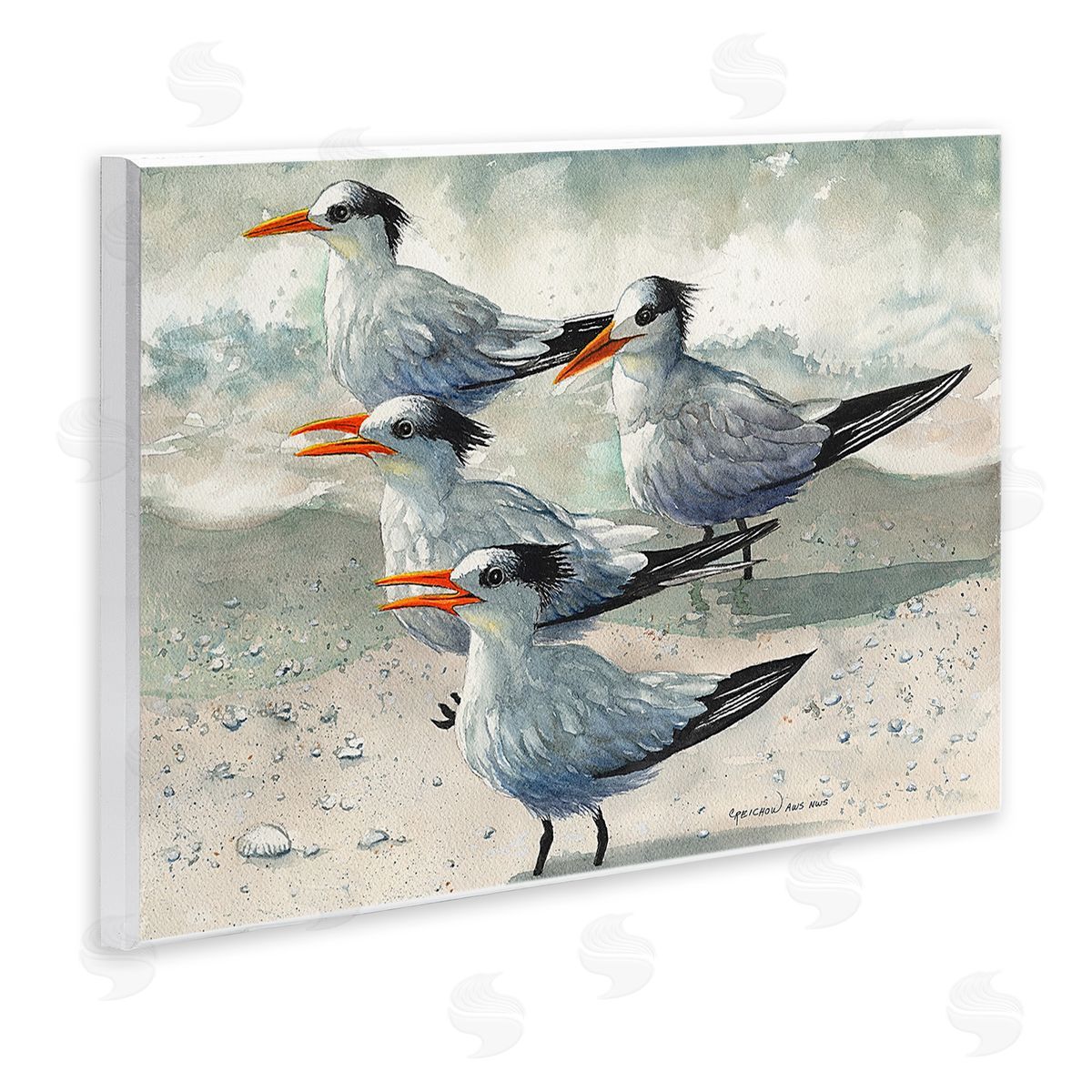 Christine Reichow Chirping Beach Birds