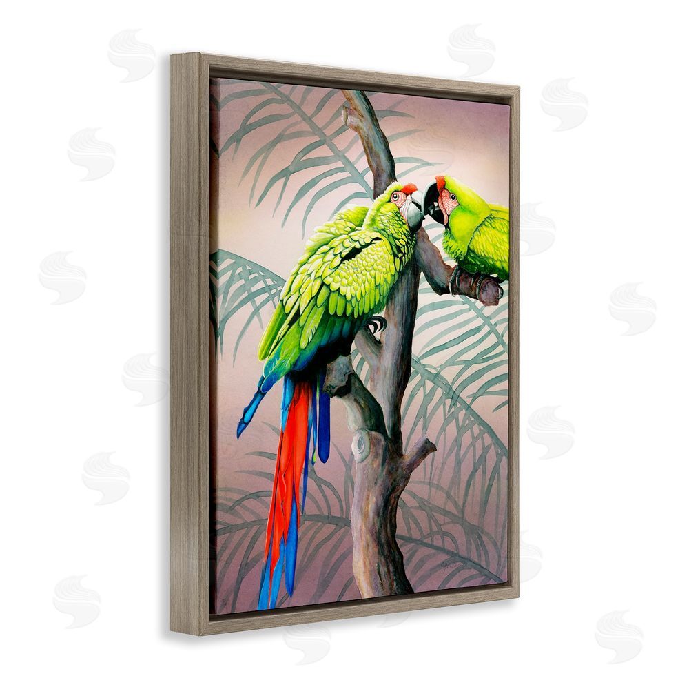 Christine Reichow Parrots Playing on Branch