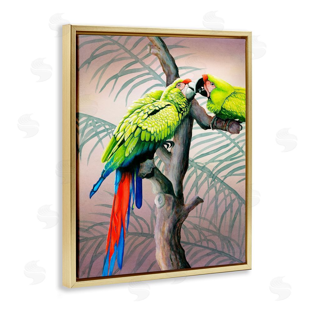 Christine Reichow Parrots Playing on Branch