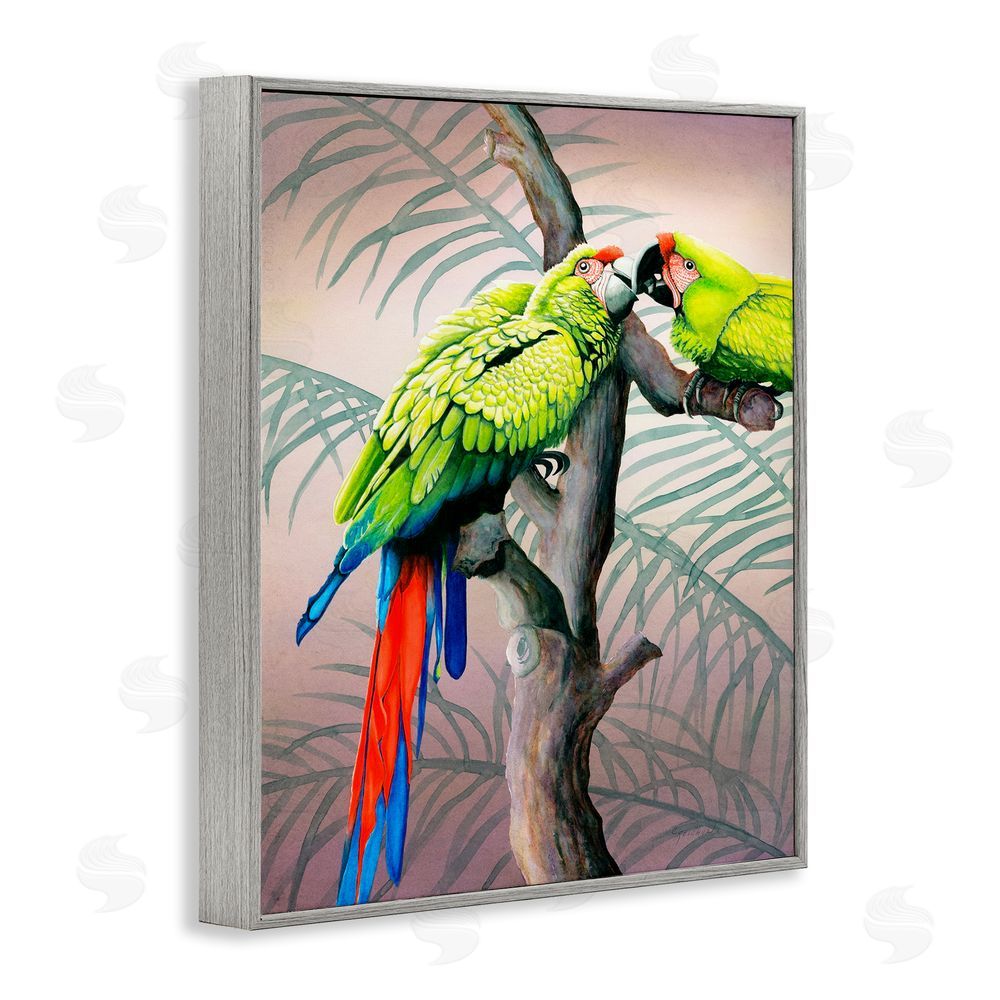 Christine Reichow Parrots Playing on Branch