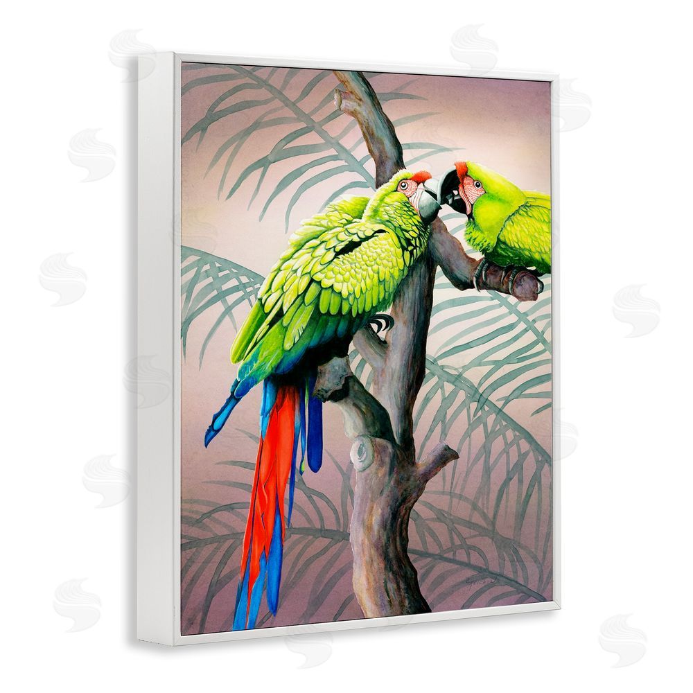 Christine Reichow Parrots Playing on Branch