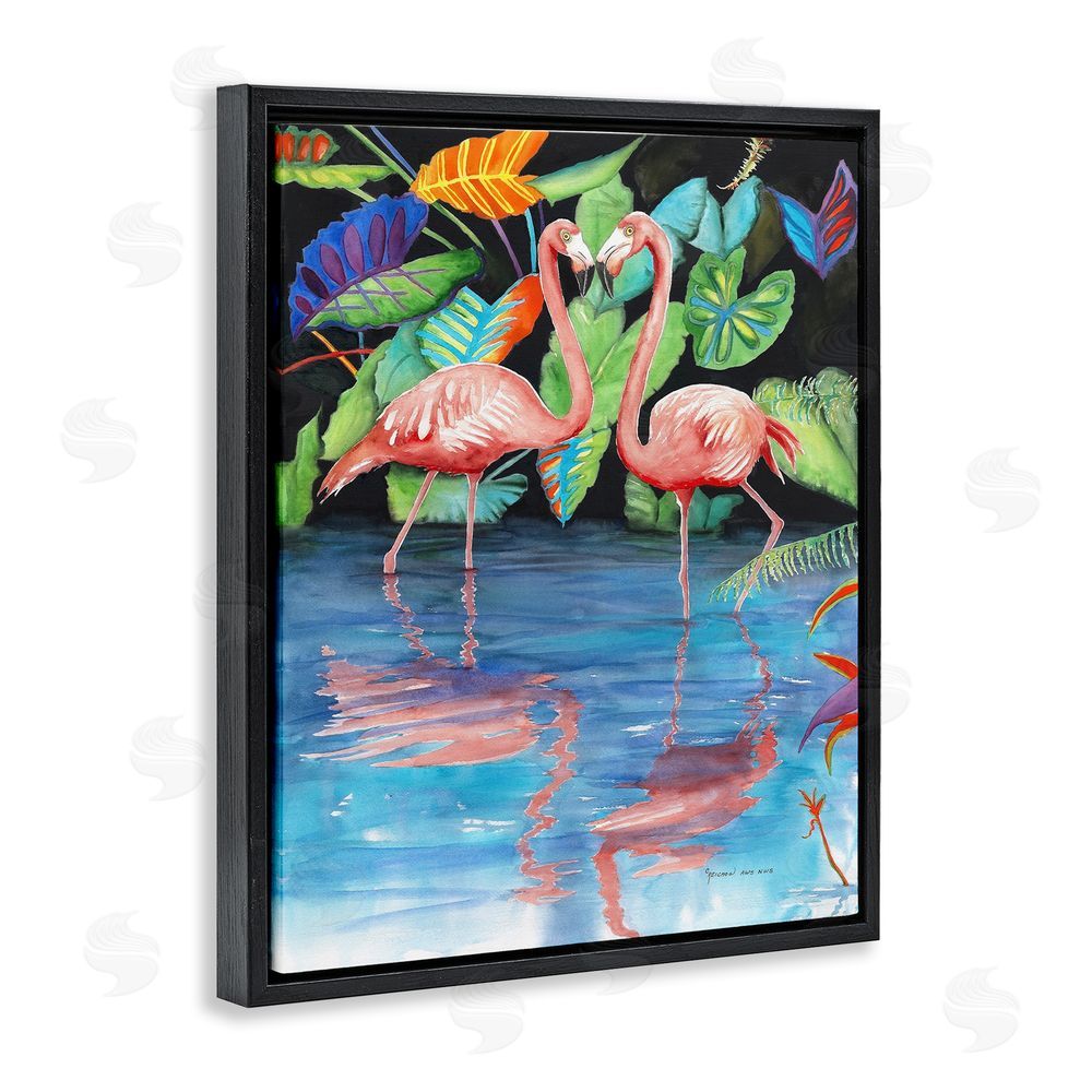 Christine Reichow Bold Flamingos Reflection