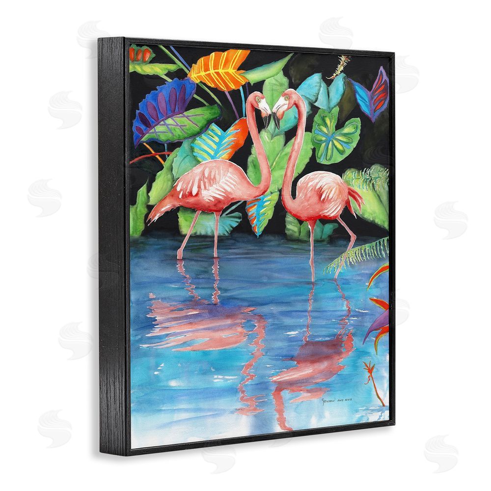Christine Reichow Bold Flamingos Reflection