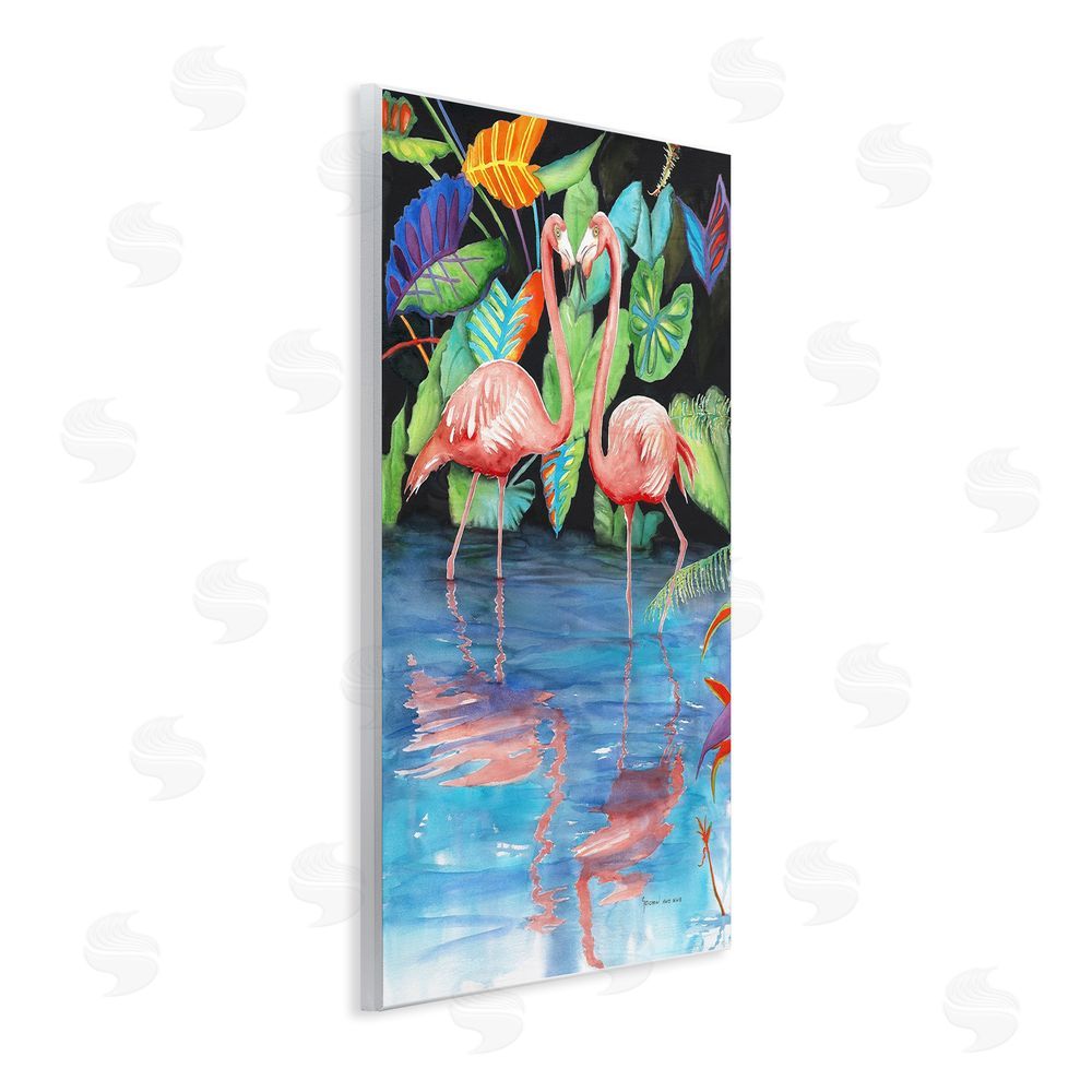 Christine Reichow Bold Flamingos Reflection