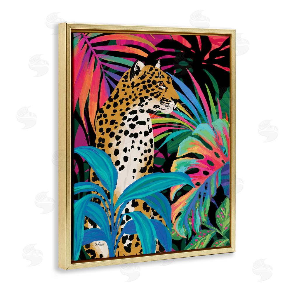 Cat Thurman Designs Abstract Leopard & Leaves