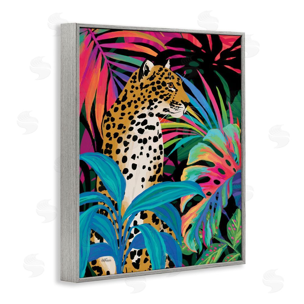 Cat Thurman Designs Abstract Leopard & Leaves