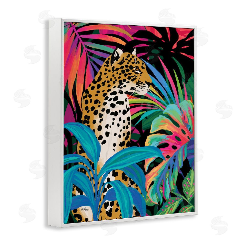 Cat Thurman Designs Abstract Leopard & Leaves