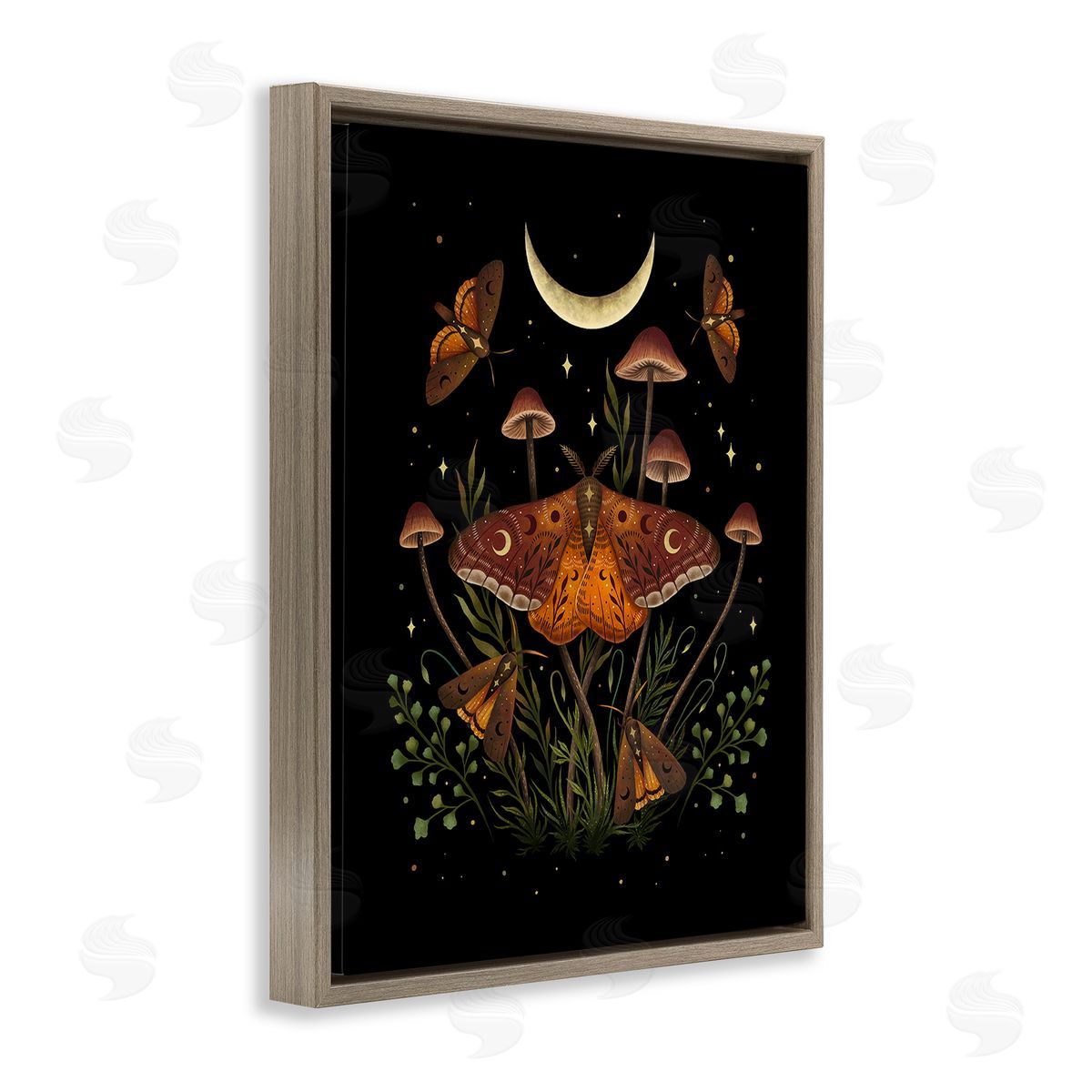 Episodic Drawings Astral Moth & Moon