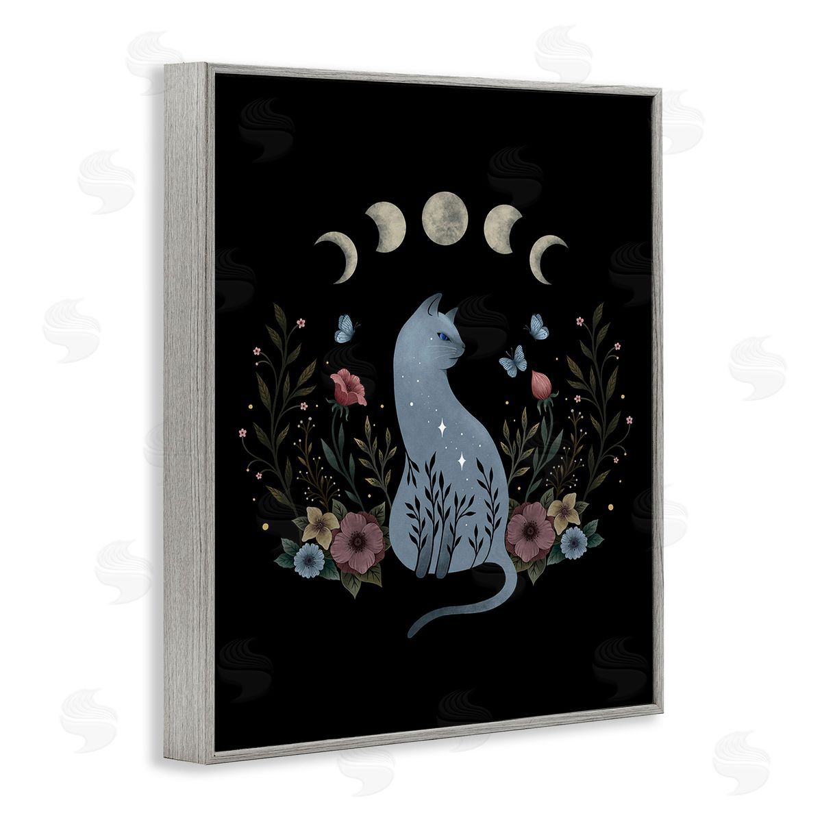 Episodic Drawings Cat & Moon Phases