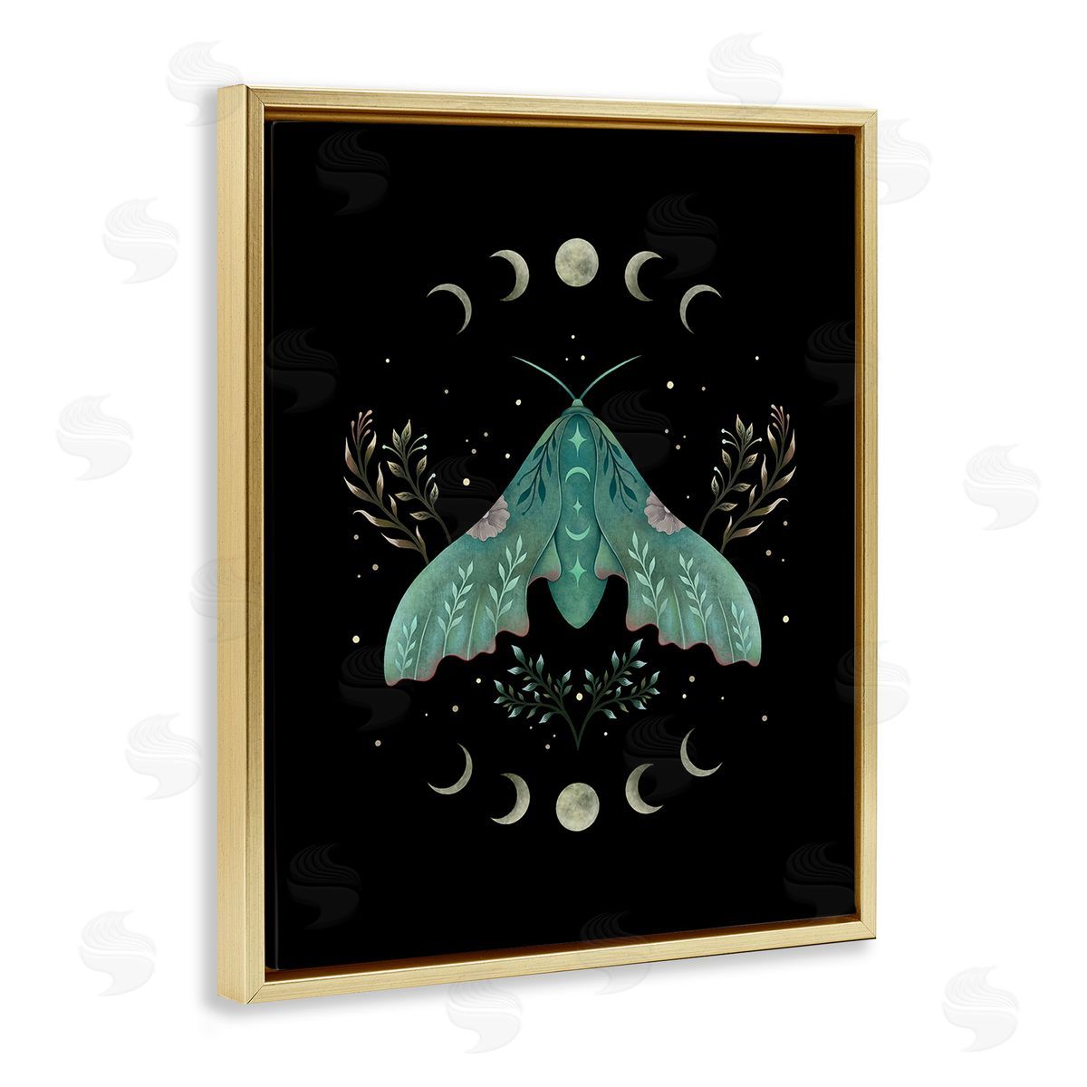 Episodic Drawings Celestial Moth & Moon