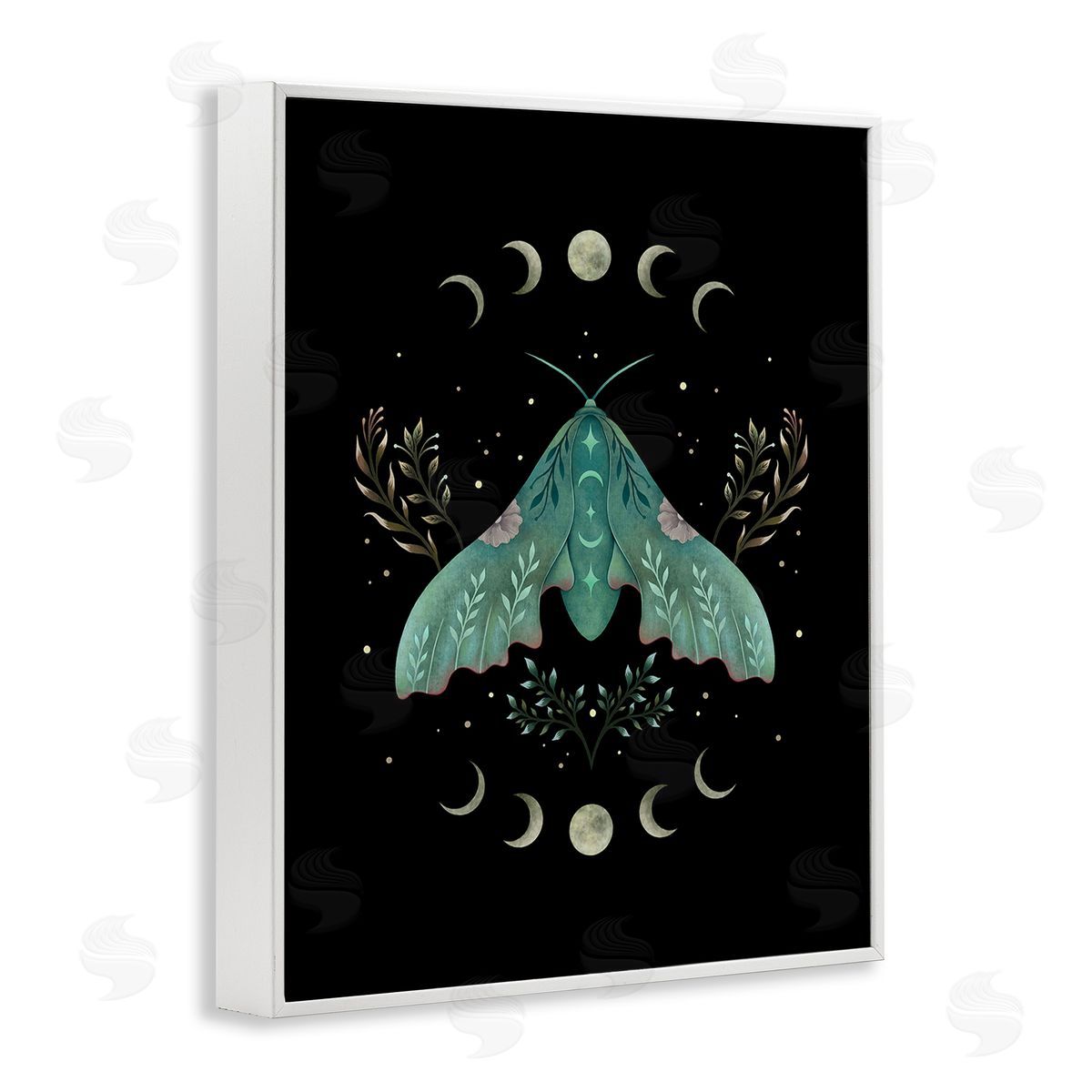 Episodic Drawings Celestial Moth & Moon