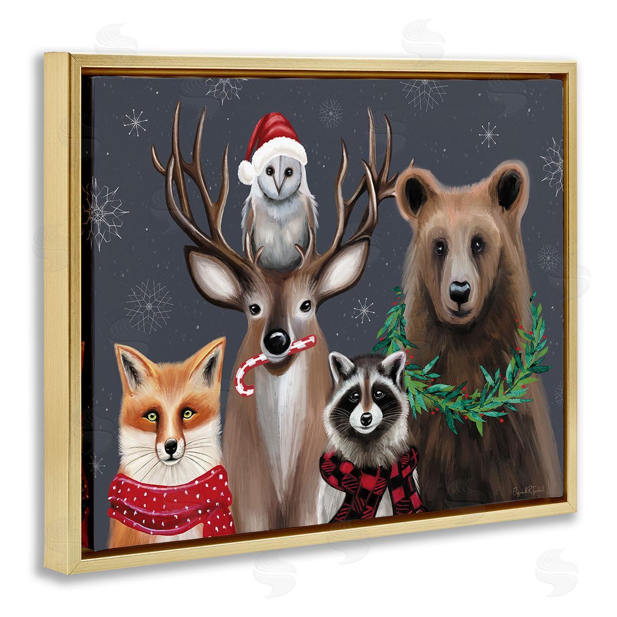 Elizabeth Tyndall Winter Woodland Animals