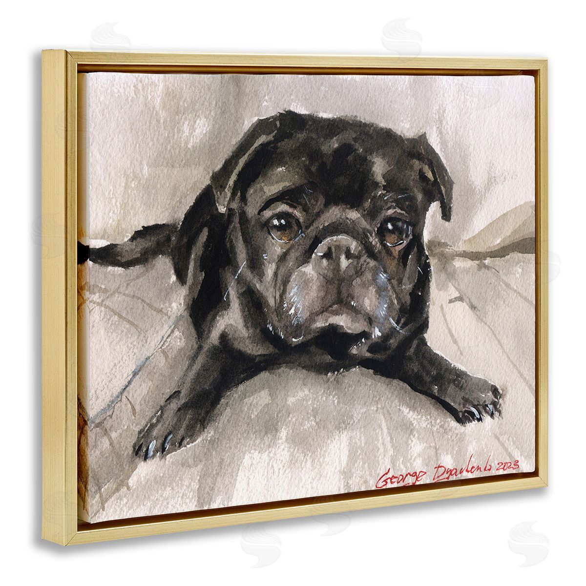 George Dyachenko Cozy Pug Relaxing