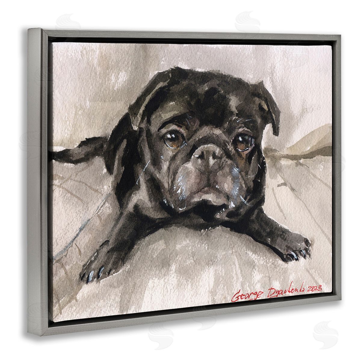 George Dyachenko Cozy Pug Relaxing