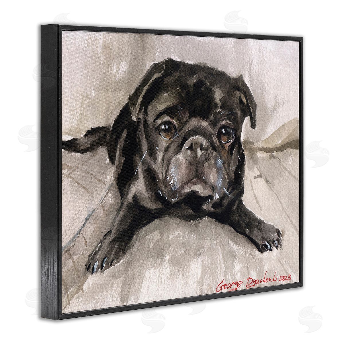 George Dyachenko Cozy Pug Relaxing