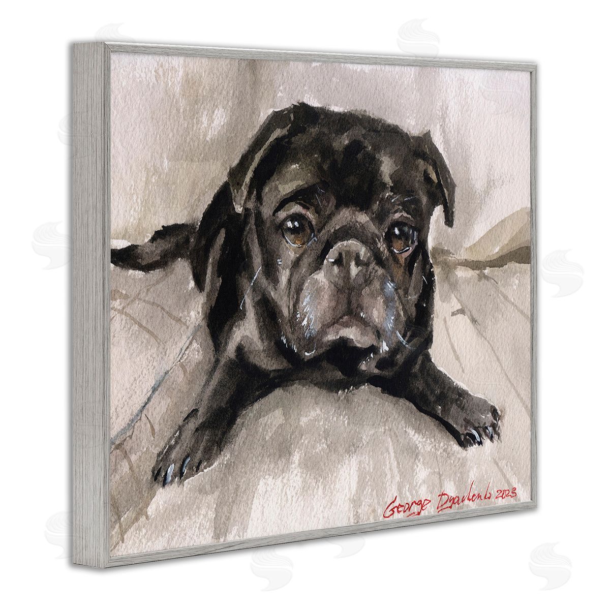 George Dyachenko Cozy Pug Relaxing