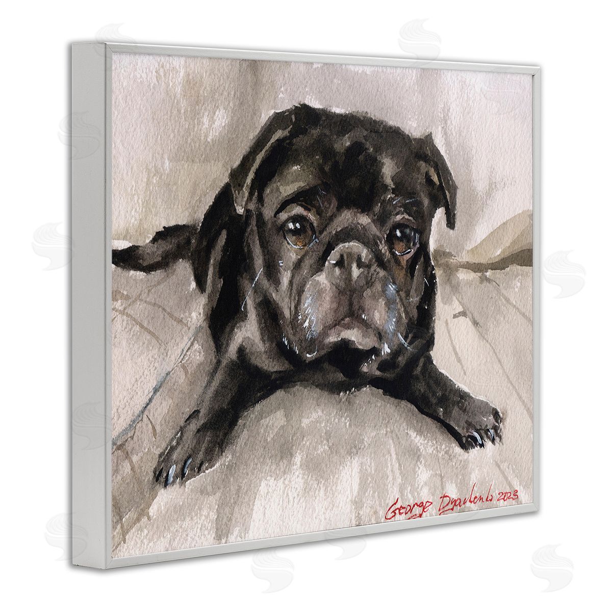 George Dyachenko Cozy Pug Relaxing