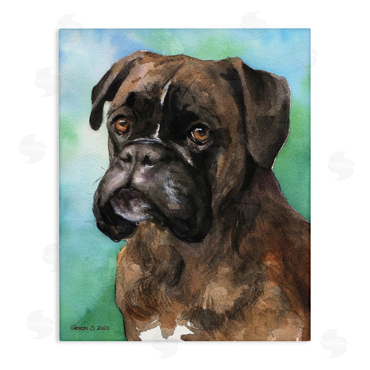 George Dyachenko Boxer Dog Portrait